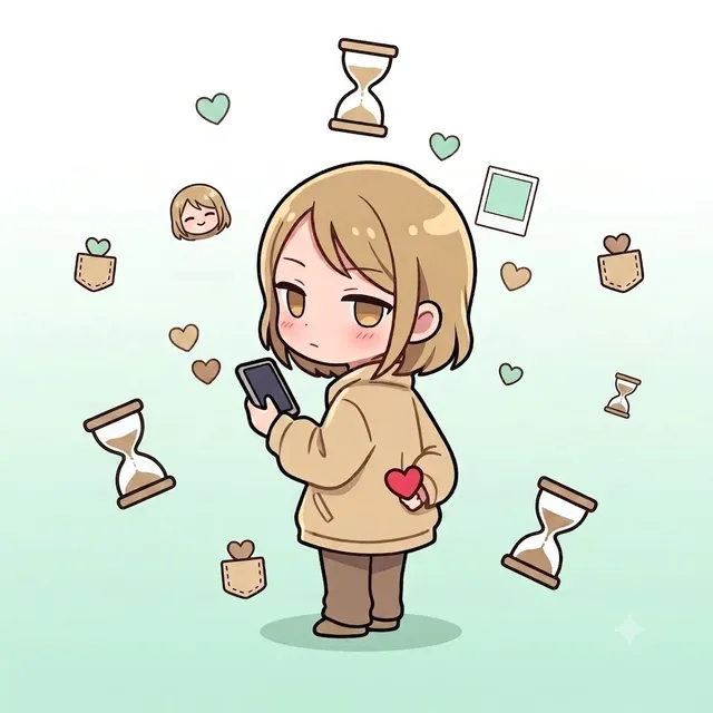 余裕ぶった好き避けタイプのキャラクター「ヨユウちゃん」